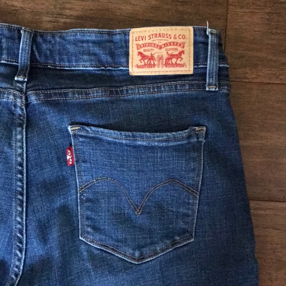 Levi’s Mid Rise Skinny Straight Leg Stretch Jeans - Picture 6 of 6